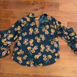 Choker style ruffle top